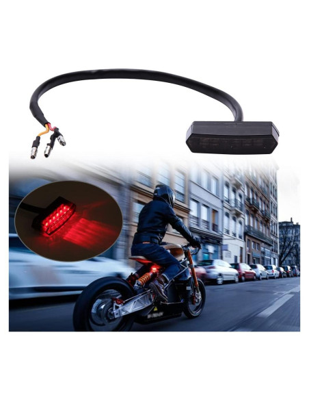 Luz Trasera LED DREAMIZER para Motocicleta y ATV 12V IP67