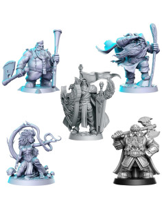 Set de Miniaturas de Resina TYL DND3 - 15 Piezas 32mm para RPG 2