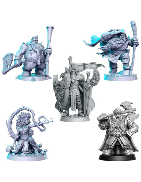 Set de Miniaturas de Resina TYL DND3 - 15 Piezas 32mm para RPG