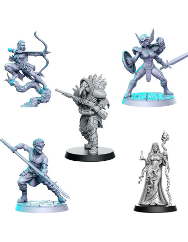 Set de Miniaturas de Resina TYL DND3 - 15 Piezas 32mm para RPG