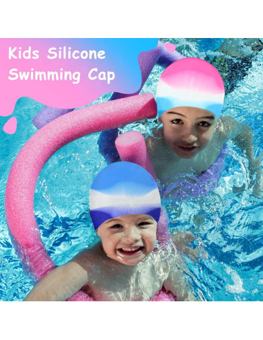 Set de Natación para Niños: Gorro y Gafas Antivaho 3-14 Años