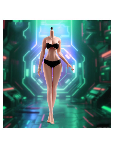 Cuerpo Femenino Escala 1/6 RoofWorld Piel Normal 30cm Flexible