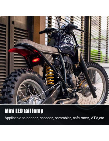Luz Trasera LED DREAMIZER para Motocicleta y ATV 12V IP67