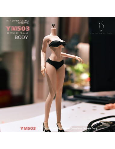 Cuerpo Femenino Escala 1/6 RoofWorld Piel Normal 30cm Flexible