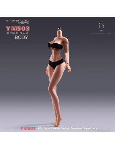 Cuerpo Femenino Escala 1/6 RoofWorld Piel Normal 30cm Flexible