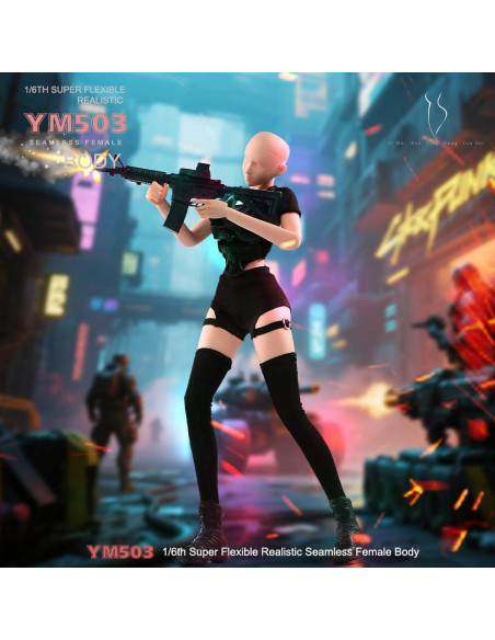 Cuerpo Femenino Escala 1/6 RoofWorld Piel Normal 30cm Flexible