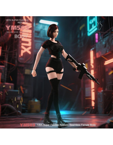 Cuerpo Femenino Escala 1/6 RoofWorld Piel Normal 30cm Flexible