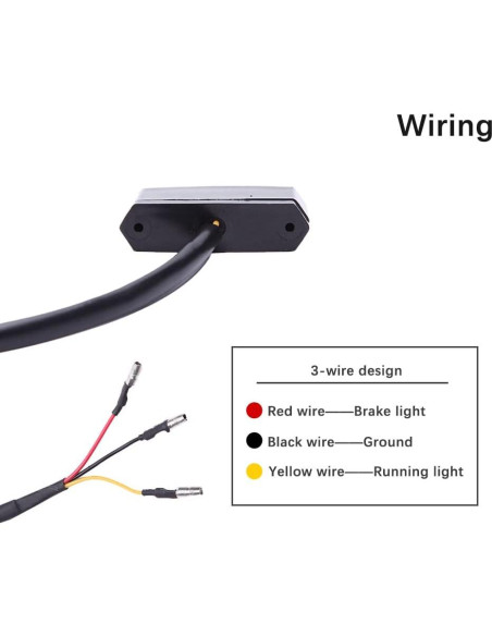 Luz Trasera LED DREAMIZER para Motocicleta y ATV 12V IP67