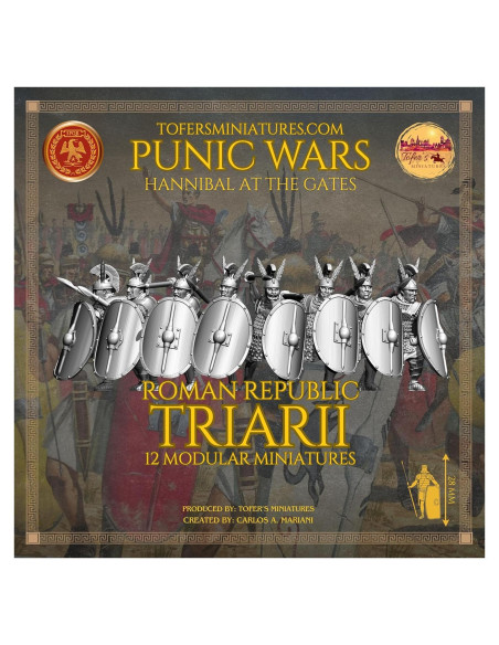 Miniaturas Triarii República Romana 28 mm - Tofer