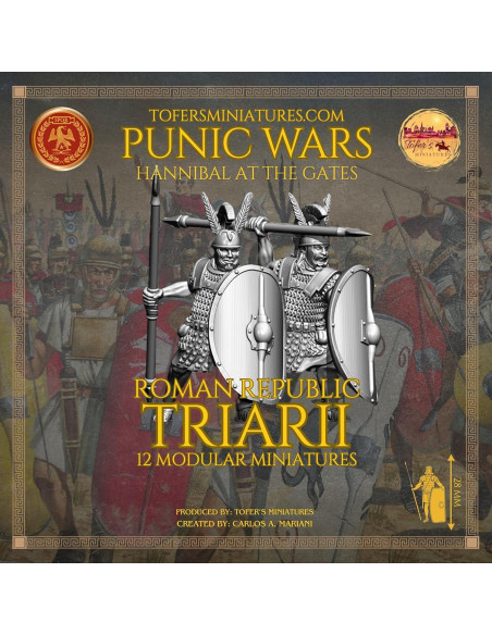 Miniaturas Triarii República Romana 28 mm - Tofer