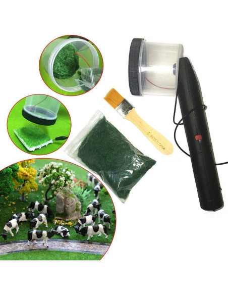 Aplicador de Hierba Estática KHROOLT 24.5cm Negro