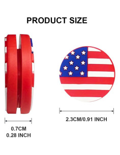 Juego de 9 Amortiguadores de Vibración Dr. Pandacat para Tenis 2