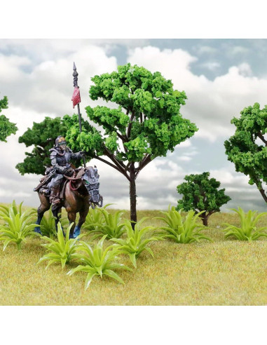 Cayway 90 PCS Árboles Miniatura Mezclados para Modelismo DIY