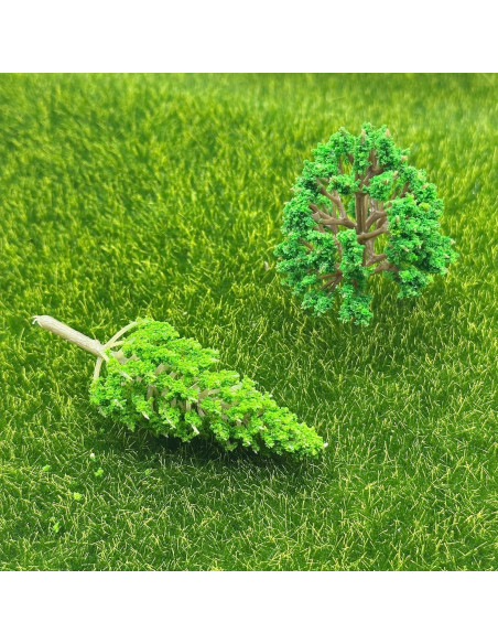 Cayway 90 PCS Árboles Miniatura Mezclados para Modelismo DIY