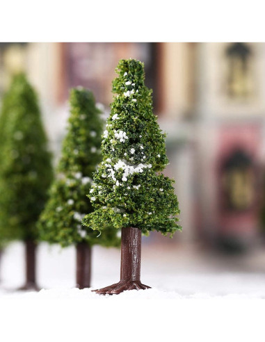 15 Árboles de Cedro Miniatura BESPORTBLE para Paisajes