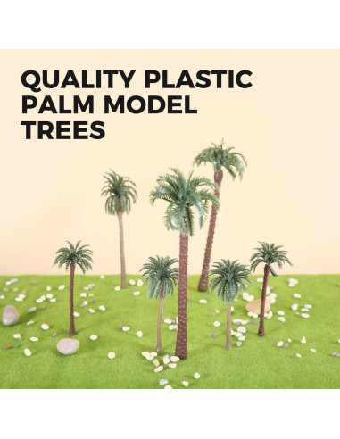 Yetaha 48 Piezas Árboles Modelo Palma de Coco Decoración