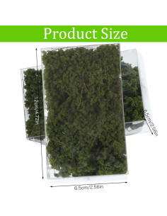 Kit de Modelo de Terreno Yolev de Arbustos Miniatura Verde 2