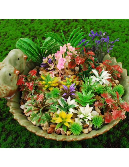 100 Árboles Mini Coloridos BAENRCY para Modelismo Escenario