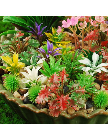 100 Árboles Mini Coloridos BAENRCY para Modelismo Escenario