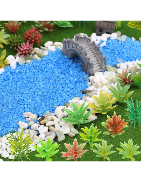 82 Piezas Plantas Miniatura Árboles QUOZUO para Jardín y Ferrocarril