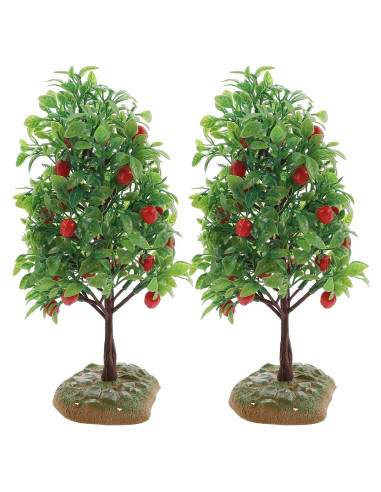 Árbol de Manzana Artificial FOMIYES 2 Pcs Miniatura Decorativa