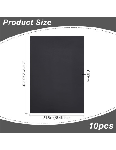 OLYCRAFT 10 Hojas Pegatinas de Carretera PVC 31x21.5cm