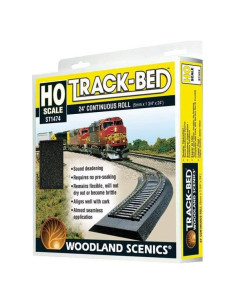 Rollo Track-Bed HO Woodland Scenics 7.32 m 5 mm