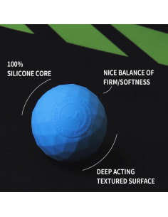 Bola de Masaje Hererope para Alivio Muscular 2.5cm Azul 2