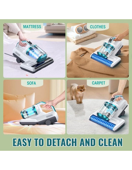 Aspiradora de Colchones JPHYLL KM-PA1600-SE 500W UV-C 16Kpa