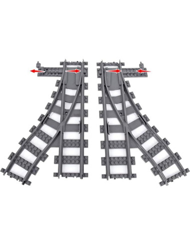 Accesorios de Vías de Tren MXIZYDAOY con Cruce Ferroviario