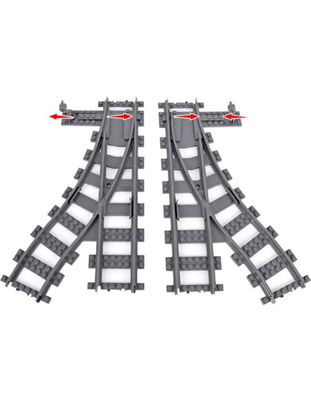 Accesorios de Vías de Tren MXIZYDAOY con Cruce Ferroviario