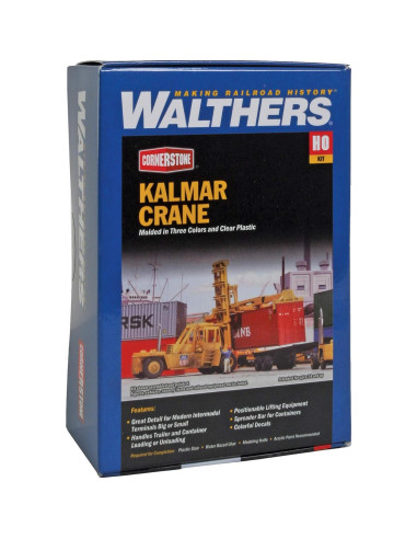 Kit de grúa intermodal Kalmar HO Walthers 15.88x10.16cm