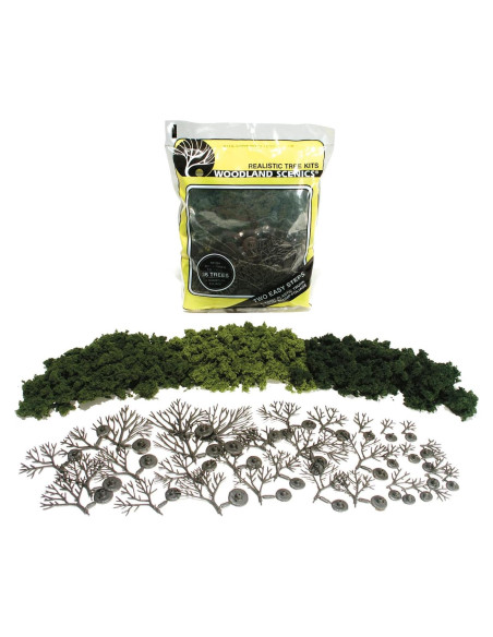Kit de Árboles Deciduos Woodland Scenics - 36 Piezas