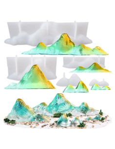 Juego de Moldes de Silicona FUNSHOWCASE para Diorama 5 Piezas