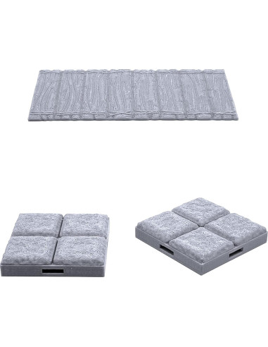 Baldosas de Calabozo EnderToys - Escenografía 3D para RPG 28mm