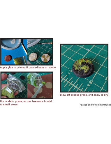 Grama Estática Verde Brillante Stonehaven 5g - Fibras 2mm