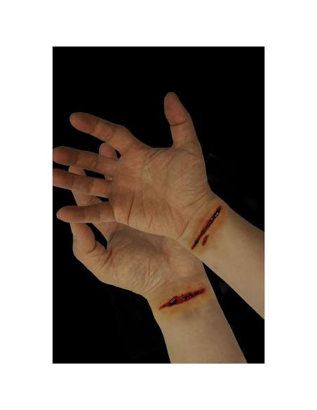 Dispositivo Prostético de Herida Cortada Fxe Faux Studio 2 Piezas