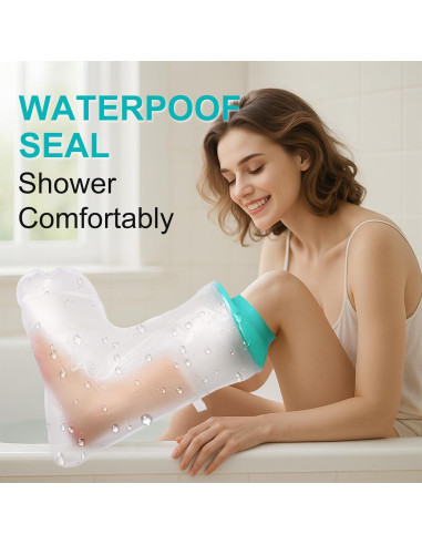 Cubierta Impermeable para Yeso de Pierna Quiheat 30-60 cm