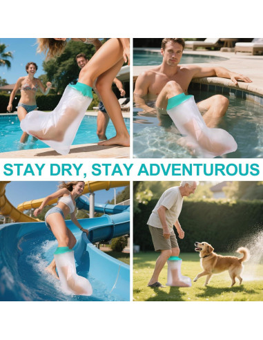 Cubierta Impermeable para Yeso de Pierna Quiheat 30-60 cm