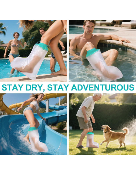 Cubierta Impermeable para Yeso de Pierna Quiheat 30-60 cm