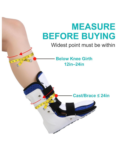 Cubierta Impermeable para Yeso de Pierna Quiheat 30-60 cm