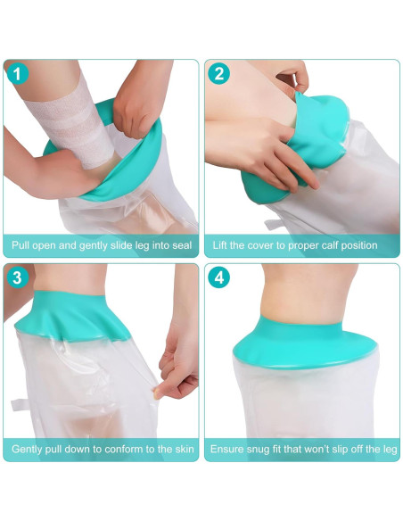 Cubierta Impermeable para Yeso de Pierna Quiheat 30-60 cm