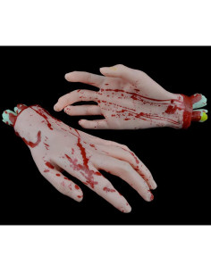 Manos y Pies Falsos Cortados Halloween Hosfairy - Realistas 2
