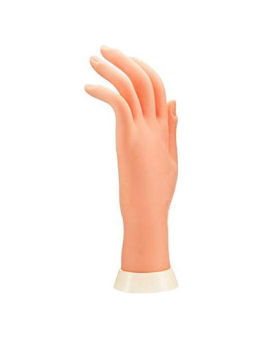 Mano de Práctica de Manicura LASSUM de Plástico Suave 24cm