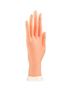 Mano de Práctica de Manicura LASSUM de Plástico Suave 24cm 2