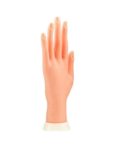 Mano de Práctica de Manicura LASSUM de Plástico Suave 24cm