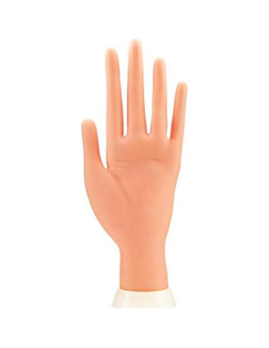 Mano de Práctica de Manicura LASSUM de Plástico Suave 24cm