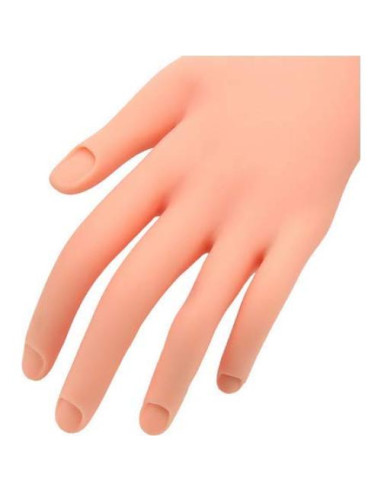 Mano de Práctica de Manicura LASSUM de Plástico Suave 24cm