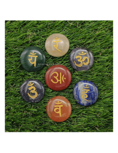 Juego de Discos de Chakra Amazing Gemstones - 7 Gemas Reiki