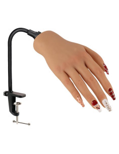 Mano de Práctica para Uñas Acrílicas KnowU - Silicona Suave